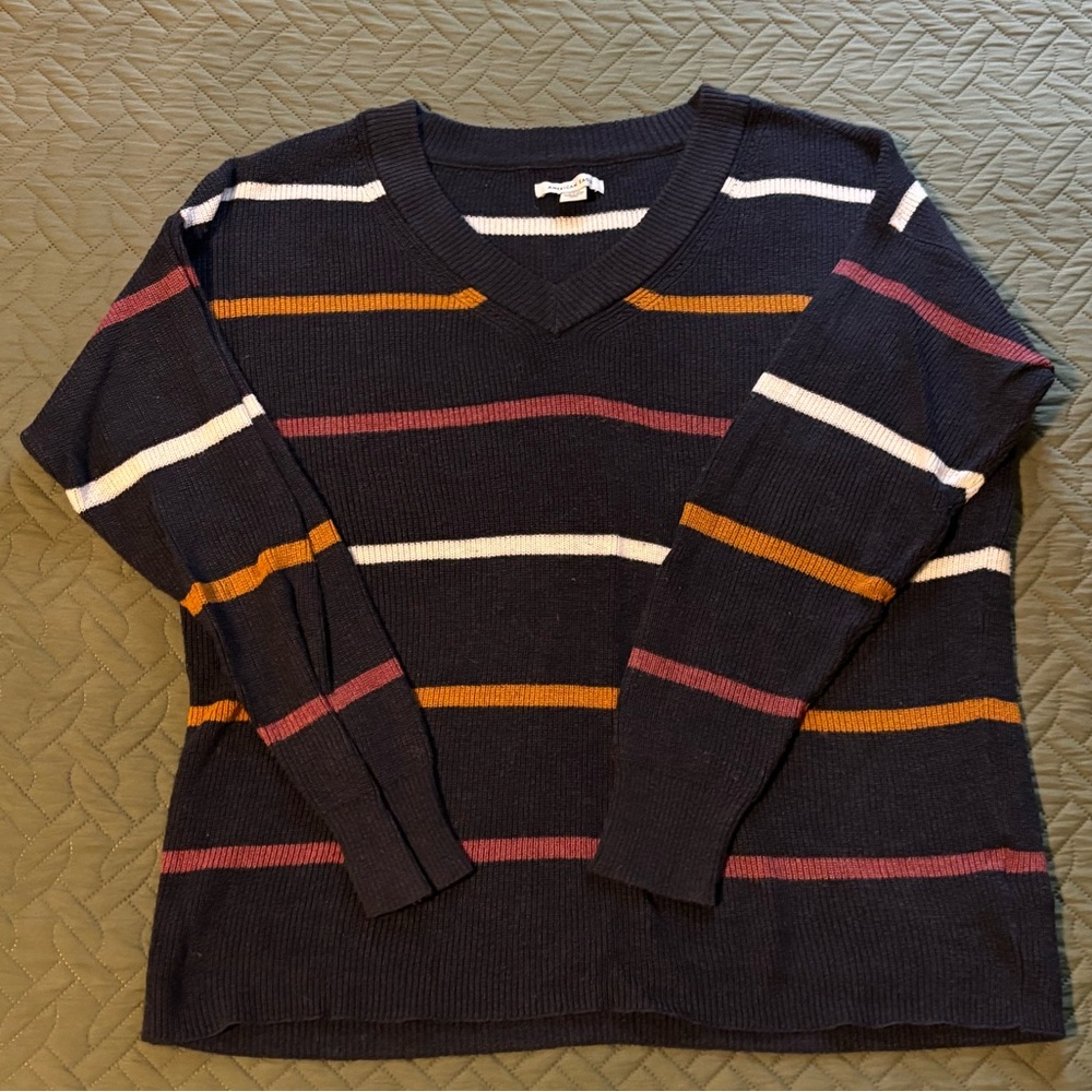 American Eagle striped sweater